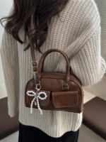 Bolso de Gran Capacidad para Viajes, Nuevo Estilo Invierno 2025, Bolso de Hombro/Axilar, Alto Valor Estético, Bolso Boston/Bo... - Imagen 3