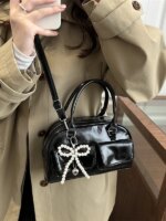 Bolso de Gran Capacidad para Viajes, Nuevo Estilo Invierno 2025, Bolso de Hombro/Axilar, Alto Valor Estético, Bolso Boston/Bo... - Imagen 2