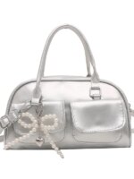 Bolso de Gran Capacidad para Viajes, Nuevo Estilo Invierno 2025, Bolso de Hombro/Axilar, Alto Valor Estético, Bolso Boston/Bo... - Imagen 5