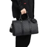 Nuevo bolso cruzado de moda, bolso de almohada para hombre, bolso cruzado con estampado a cuadros para hombre, bandolera de hombro de diseño de marca de lujo para hombre - Imagen 4