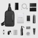 Bolso de pecho Tigernu para hombre, bolso de hombro de estilo moderno para hombre, bolso para IPad de 9,7 pulgadas, bolso cruzado informal para hombre, Mini bolsos ligeros - Imagen 5