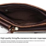 WESTAL  riñonera hombre  bolso de cintura Fanny Hombres de La Moda de Cuero Genuino de la bolsa Bolso riñonera deporte funda movil cinturon mochila bandolera cruzada hombre bolso de pierna para hombre mensajero Bolsas - Imagen 4
