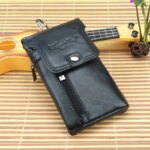 Funda para Teléfono Móvil para Hombre, Bolsa de Cintura, Bolso de Cuero Vacuno, Bolsa de Cintura con Gancho, Bolsa de Cintura Casual de Cuero Genuino - Imagen 2