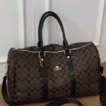 Bolsa de Viaje Grande Tipo Duffel para Escapadas de Fin de Semana, Bolsa de Lona con Monograma para Viajes de Negocios, Gimnasio o Pernoctaciones - Imagen 4