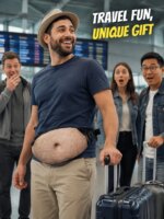 Bolsa de Cintura Creativa con Forma de Vientre de Cerveza Falso, Realista, Divertida, Anti-Robo, para Hombres y Mujeres, para Fiestas y Cosplay - Imagen 4