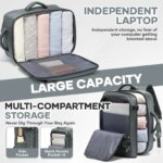 Ryanair Bolsas de cabina 40x30x20 Mochila de viaje bajo asiento, bolsa para moscas de cabina, mochila para exteriores, almacenamiento para el regreso a la escuela, mochila para ordenador portátil - Imagen 3