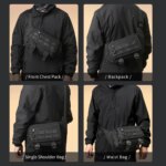 Tigernu, bolsos de pecho para hombre, bolsos de mensajero al aire libre para hombre, mochila de transporte para caza, bolso bandolera para senderismo, riñonera cruzada - Imagen 5