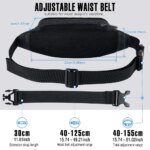 Riñonera WATERFLY, riñonera, riñonera, bolso de hombro, bandolera, bolso de pecho, bolsillo deportivo para correr, senderismo, excursionista, mujer y hombre - Imagen 3