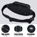 Riñonera WATERFLY, riñonera, riñonera, bolso de hombro, bandolera, bolso de pecho, bolsillo deportivo para correr, senderismo, excursionista, mujer y hombre - Imagen 5