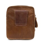 Nuevo Riñonera Vintage de cuero de vaca para hombre, riñoneras para deportes al aire libre para hombre, bolsa para teléfono móvil resistente al desgaste - Imagen 5