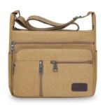 Bolsos de Hombro de Lona para Hombre, Bolsos Cruzados Casuales de Viaje, Bolsos de Mensajero de Lujo, Bolsos de Mano de Alta Calidad a la Moda - Imagen 3