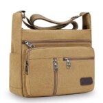 Bolsos de Hombro de Lona para Hombre, Bolsos Cruzados Casuales de Viaje, Bolsos de Mensajero de Lujo, Bolsos de Mano de Alta Calidad a la Moda - Imagen 6