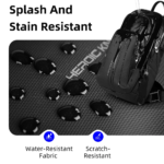 Bolso cruzado de negocios HK, bolsos de hombro impermeables para hombre, paquete de pecho con puerto USB, bolso lateral Oxford grande para hombre, bolso de ocio - Imagen 5