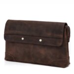 Bolso de Mano para Hombre 2026 New Black Angel, Multifuncional, de Cuero Genuino, Casual, para Almacenamiento - Imagen 2