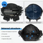 Tigernu, bolsos de mensajero a la moda, bolsos de hombro para hombre, bolso para ordenador portátil de 13,3 pulgadas, bolsos cruzados para exteriores para hombres, bolsos de ciclismo, mensajero para niños - Imagen 5