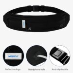 Bolsa con cinturón WATERFLY, riñonera para correr, deporte, entrenamiento, ejercicio, Fitness, cinturón para correr para hombres y mujeres, pretina delgada para correr - Imagen 5