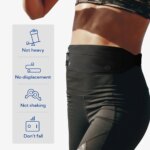 Bolsa con cinturón WATERFLY, riñonera para correr, deporte, entrenamiento, ejercicio, Fitness, cinturón para correr para hombres y mujeres, pretina delgada para correr - Imagen 2