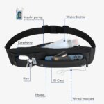 Bolsa con cinturón WATERFLY, riñonera para correr, deporte, entrenamiento, ejercicio, Fitness, cinturón para correr para hombres y mujeres, pretina delgada para correr - Imagen 4