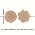 60 unidades de cubrepezones invisibles de verano para mujer, ultrafinos de tela, adhesivos desechables para el pecho, para uso diario íntimo - Imagen 6