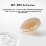Cubiertas para pezones de silicona invisibles ultrafinas sin costuras, almohadillas adhesivas para pezones de simulación de puntos de leche de estado sólido, transpirables y sensuales - Imagen 4
