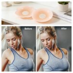 5 Pares de Cubrepezones Reutilizables para Mujer, Adhesivos de Silicona para Pezones, Pétalos Adhesivos Lavables para Sujetador - Imagen 3