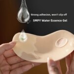 Cubiertas de silicona transpirables para pezones, copa de mango fina de verano, sujetador adhesivo, lencería para vestido de novia, sin tirantes, Invisible, antiexposición... - Imagen 4