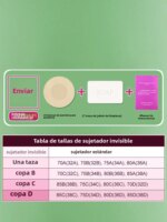 Cubrepezones de silicona invisibles para vestido de novia, ropa interior femenina con tirantes, almohadillas transparentes pa... - Imagen 4