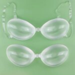 Cubrepezones de silicona invisibles para vestido de novia, ropa interior femenina con tirantes, almohadillas transparentes pa...