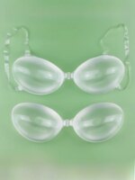 Cubrepezones de silicona invisibles para vestido de novia, ropa interior femenina con tirantes, almohadillas transparentes pa...