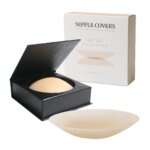 Cubre pezones de silicona ultrafinos, reutilizables, autoadhesivos, protectores de pezones sólidos anti-transparencias para mujeres S(8cm)/M(10cm)/L(12cm) - Imagen 5