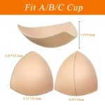 Almohadillas triangulares push-up transpirables y perforadas de repuesto para sujetadores sin espalda, realzadores de lencería para mujer, potenciadores de busto. - Imagen 4