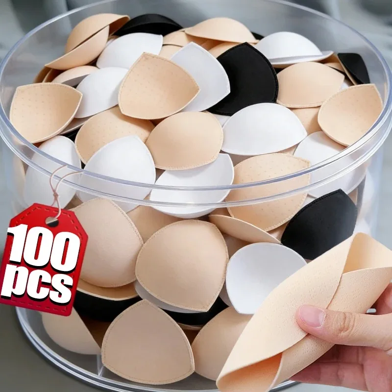 95559-yxgh6h.jpg Almohadillas triangulares push-up transpirables y perforadas de repuesto para sujetadores sin espalda, realzadores de lencería para mujer, potenciadores de busto. - Imagen 1
