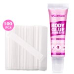 Cinta adhesiva Invisible antideslizante para el cuerpo, cintas adhesivas de doble cara, autoadhesivas transparentes para sujetador, ropa, peluca, vestido, camisa, pegamento transparente