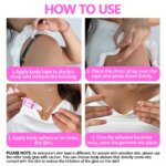 Cinta adhesiva Invisible antideslizante para el cuerpo, cintas adhesivas de doble cara, autoadhesivas transparentes para sujetador, ropa, peluca, vestido, camisa, pegamento transparente - Imagen 5