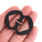E06E 9 PCS Hebillas para correa sujetador anti -exposición a prueba exposición a los clips ajustables corredores - Imagen 6