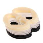 E06E 9 PCS Hebillas para correa sujetador anti -exposición a prueba exposición a los clips ajustables corredores
