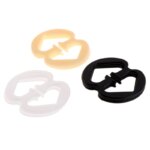 E06E 9 PCS Hebillas para correa sujetador anti -exposición a prueba exposición a los clips ajustables corredores - Imagen 5