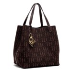 Bolso de Mano de Gran Capacidad para Mujer, Tejido, con Estampado de Letras, Ideal para Viajes y Compras - Imagen 5