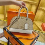 Elegante bolso bandolera de cuero para mujer, bolso de mano cruzado, bolso de diseño, bolso tipo tote, moderno y lujoso. - Imagen 4