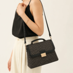 Bolso de mano y hombro para mujer tipo Kelly, cartera pequeña elegante con correa desmontable, bolso femenino con asa superior, diseño clásico moderno, incluye billetera y tarjetero, accesorio INS de moda para uso diar