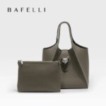 BAFELLI 2026 Bolso de Mano para Mujer, Bolsos de Viaje, Cuero Genuino, Casual, de Moda, Marca de Lujo, Unisex, Bolso de Negocios, Elegante, de Diseñador - Imagen 2