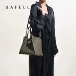 BAFELLI 2026 Bolso de Mano para Mujer, Bolsos de Viaje, Cuero Genuino, Casual, de Moda, Marca de Lujo, Unisex, Bolso de Negocios, Elegante, de Diseñador - Imagen 3
