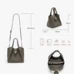 BAFELLI 2026 Bolso de Mano para Mujer, Bolsos de Viaje, Cuero Genuino, Casual, de Moda, Marca de Lujo, Unisex, Bolso de Negocios, Elegante, de Diseñador - Imagen 5