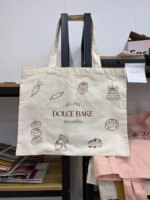 100 Bolsas de Lona Personalizadas con Logotipo, Bolsas de Compras de Algodón Reutilizables al por Mayor, Regalo Promocional Ecológico - Imagen 6