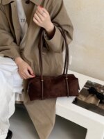 Bolso de Hombro Retro Estilo Francés para Mujer, Nuevo Modelo 2026, Ligero, de Lujo, Pequeño, de Alta Gama, Tipo Bowling - Imagen 2