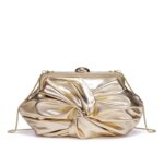 Bolso bandolera de lujo para mujer, con diseño plisado y brillante que imita una nube, estilo BV, un bolso de mano exquisito y moderno. - Imagen 3