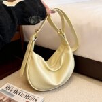 Bolso Hobo de Moda Coreana 2026 - Bolso de Hombro de Gran Capacidad de Cuero PU, Bolso de Mano de Estilo Casual Simple para Mujer - Imagen 4