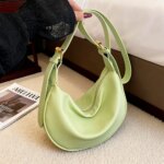 Bolso Hobo de Moda Coreana 2026 - Bolso de Hombro de Gran Capacidad de Cuero PU, Bolso de Mano de Estilo Casual Simple para Mujer - Imagen 3