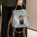 【Gran oferta】Mochila moderna, bolso de hombro para mujer, mochila de gran capacidad con cierre y bolso de mano informal con doble correa para los hombros. - Imagen 3