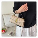 Bolso de mano de alta gama, de estilo casual y diseño europeo y americano, bolso bandolera original para mujer, bolso de hombro elegante y atemporal. - Imagen 5